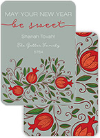 Jewish New Year Greeting Cards by PicMe Prints (Sweet Sage New Year)