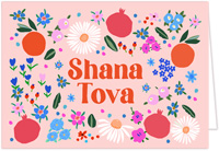 Jewish New Year Cards by Piper Fish Designs (Blossoms)