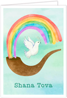 Jewish New Year Cards by Piper Fish Designs (Rainbow Peace)