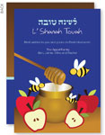 Jewish New Year Cards by Spark & Spark (Bees And Honey)