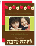 Jewish New Year Cards by Spark & Spark (Playful Apples - Photo)