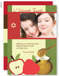 Jewish New Year Cards by Spark & Spark (Sweet Apples And Honey - Photo)