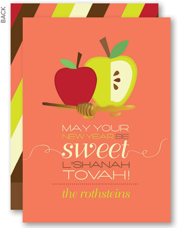 Jewish New Year Cards by Spark & Spark (Honey Apples)