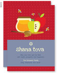 Jewish New Year Cards by Spark & Spark (Cute Honey & Bees)