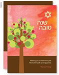 Jewish New Year Cards by Spark & Spark (Modern Apple Tree)