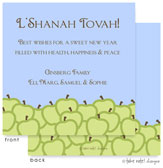 Jewish New Year Cards by Take Note Designs (Apple Border)
