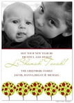 Photo Jewish New Year Cards by Take Note Designs (Row of Apple Trees Photo Card)