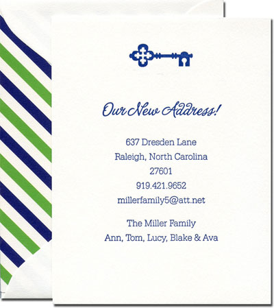 Boatman Geller - Key Letterpress Invitations/Announcements Boatman Geller - Key Letterpress Invitations/Announcements