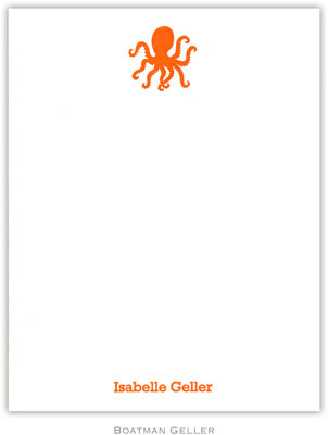 Boatman Geller - Octopus Letterpress Stationery
