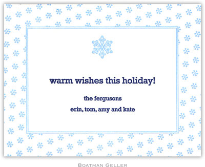 Boatman Geller - Snowflakes Letterpress Invitations/Announcements