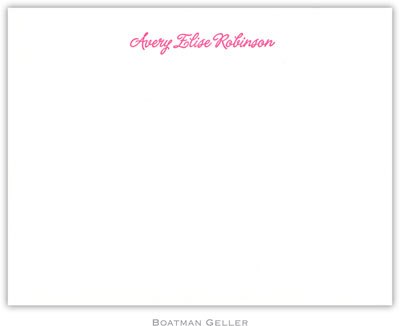 Boatman Geller - Simply Elegant #3 Letterpress Stationery/Thank You Notes