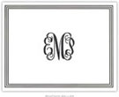 Boatman Geller - Grand Border Letterpress Stationery/Thank You Notes
