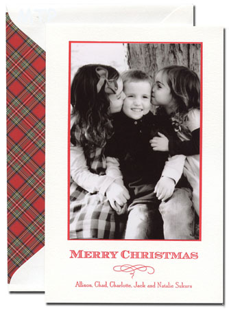 Classic Photo Large-Sized Letterpress Photocards by Boatman Geller