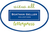 Boatman Geller Letterpress Items