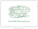 Letterpress Holiday Photo Mount Card (Season's Greetings) by Boatman Geller