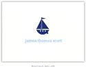 Boatman Geller - Baby Sailboat Petite-Sized Letterpress Folded Notes