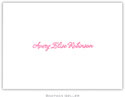 Boatman Geller - Simply Elegant Pink Petite-Sized Letterpress Folded Notes