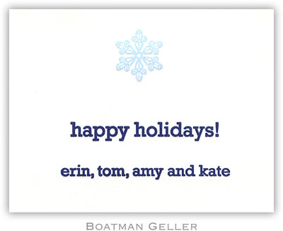 Boatman Geller - Snowflake Letterpress Calling Cards/Gift Enclosure Cards