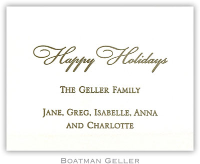 Boatman Geller - Simply Elegant #2 Letterpress Calling Cards/Gift Enclosure Cards