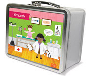 Spark & Spark Lunch Box - Doctor's Visit (African-American Girl)