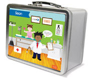 Spark & Spark Lunch Box - Doctor's Visit (African-American Boy)
