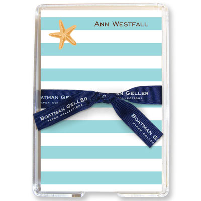 Boatman Geller Memo Sheets with Acrylic Holders - Starfish