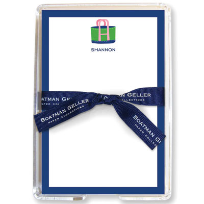 Boatman Geller Memo Sheets with Acrylic Holders - Tote Boatman Geller Memo Sheets with Acrylic Holders - Tote