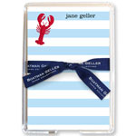 Boatman Geller Memo Sheets with Acrylic Holders - Lobster