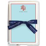 Boatman Geller Memo Sheets with Acrylic Holders - Coral