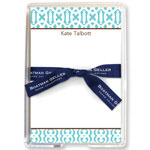 Boatman Geller Memo Sheets with Acrylic Holders - Cameron Teal