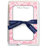 Boatman Geller Memo Sheets with Acrylic Holders - Chinoiserie Pink