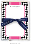 Boatman Geller Memo Sheets with Acrylic Holders - Alex Houndstooth Black