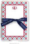 Boatman Geller Memo Sheets with Acrylic Holders - Kate Red & Teal