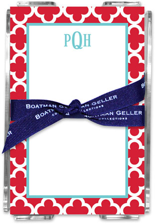 Boatman Geller - Create-Your-Own Memo Sheets With Acrylic Holder (Bristol Tile)