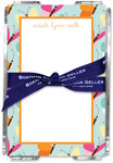 Boatman Geller Memo Sheets with Acrylic Holders - Flutter Teal