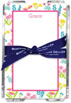 Boatman Geller Memo Sheets with Acrylic Holders - Flower Fields Pink