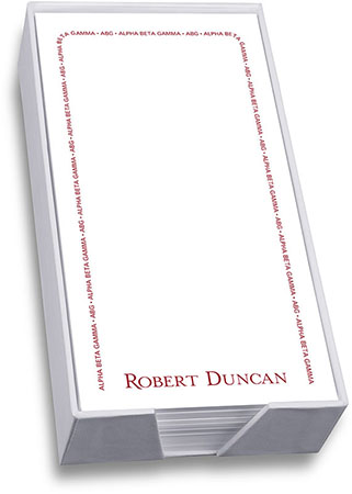 Family Arch List with Holder by Embossed Graphics Family Arch List with Holder by Embossed Graphics