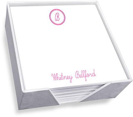 Crest Memo Square by Embossed Graphics
