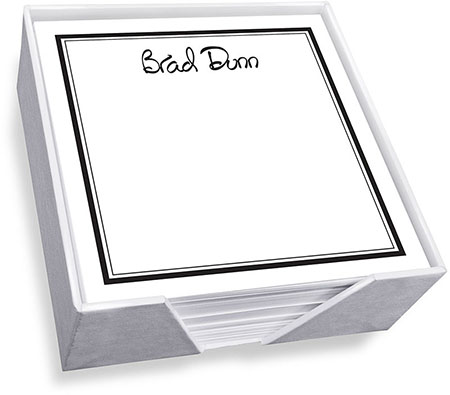 Santa Cruz Memo Square by Embossed Graphics