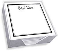 Santa Cruz Memo Square with Holder by Embossed Graphics