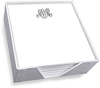 Delavan Monogram Memo Square by Embossed Graphics