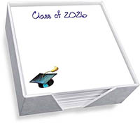 Graduate Memo Square with Holder by Embossed Graphics