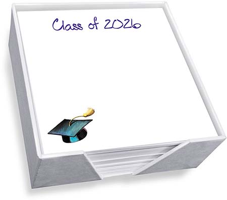 Graduate Memo Square with Holder by Embossed Graphics Graduate Memo Square with Holder by Embossed Graphics