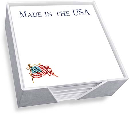 America Memo Square by Embossed Graphics America Memo Square by Embossed Graphics