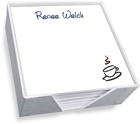Join Your Friends Memo Square with Holder by Embossed Graphics Join Your Friends Memo Square with Holder by Embossed Graphics
