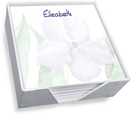 Watercolor Pansy Memo Square by Embossed Graphics Watercolor Pansy Memo Square by Embossed Graphics
