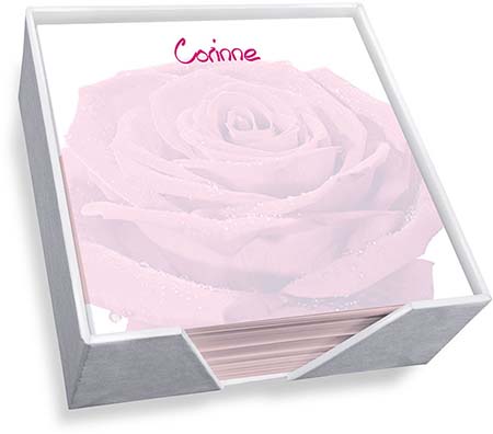 Rosa Memo Square by Embossed Graphics Rosa Memo Square by Embossed Graphics