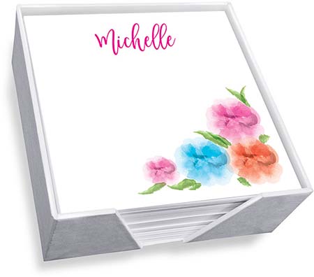 Spring Bouquet Memo Square by Embossed Graphics Spring Bouquet Memo Square by Embossed Graphics