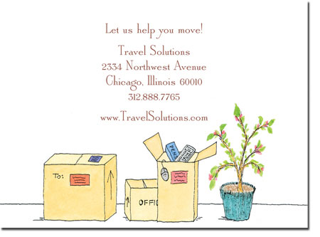Blue Mug Designs Moving Cards - Moving Boxes Blue Mug Designs Moving Cards - Moving Boxes