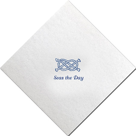 Linen-Like Napkins by Three Bees (Nautical Knot) Linen-Like Napkins by Three Bees (Nautical Knot)
